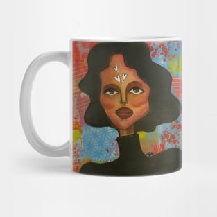 Abstract Lady Portrait Mug